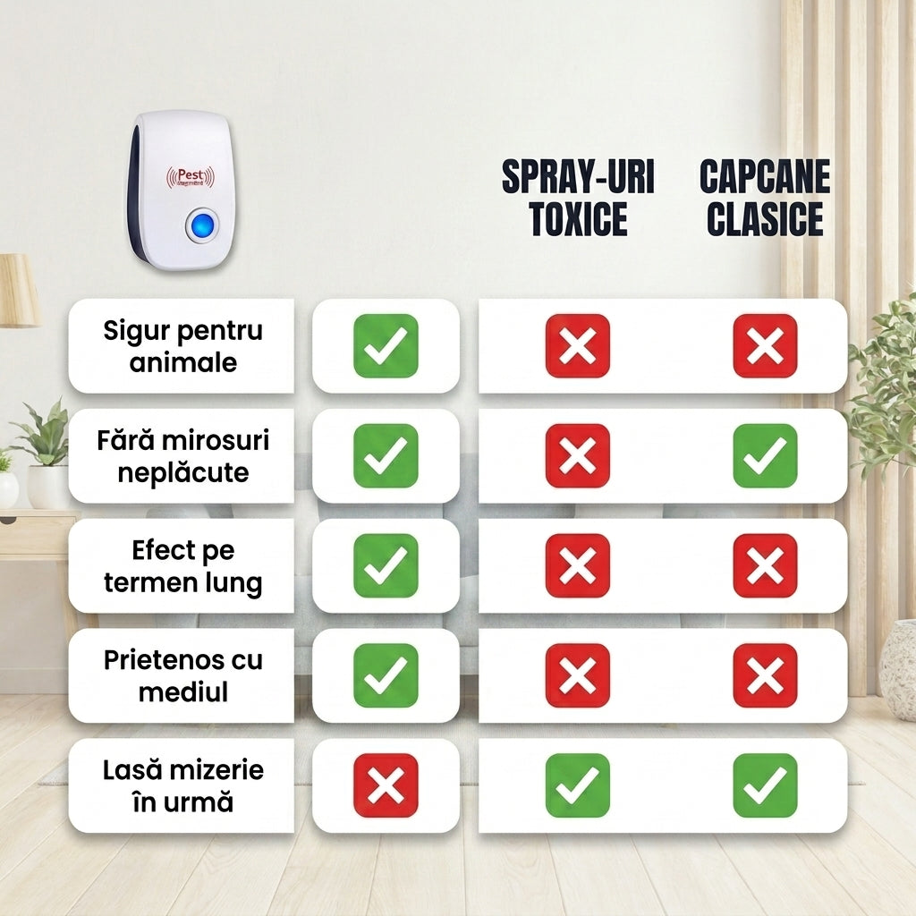 Aparat Ultrasonic Impotriva Daunatorilor