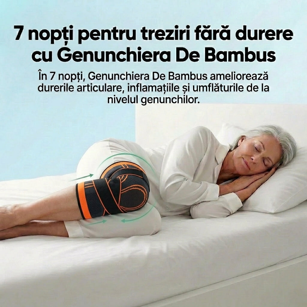 Genunchiera din bambus