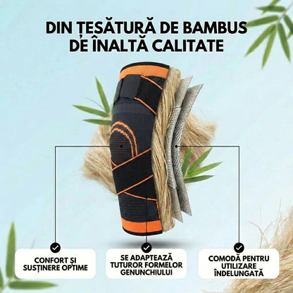 Genunchiera din bambus