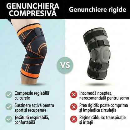 Genunchiera din bambus