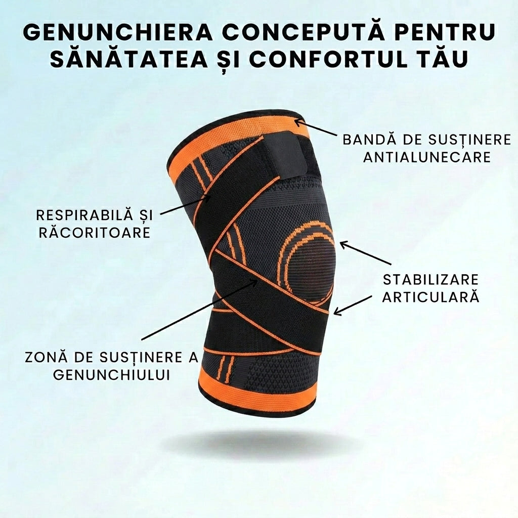 Genunchiera din bambus